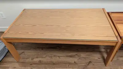 Ikea Coffee Table with Glass Top, View more