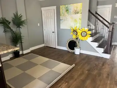 4 bedrooms 3.5 bathroom Private not shared Fully furnished There is parking and garden pet friendly...