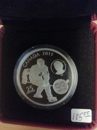 2011 Royal Canadian Mint $25 hologram fine silver dollar