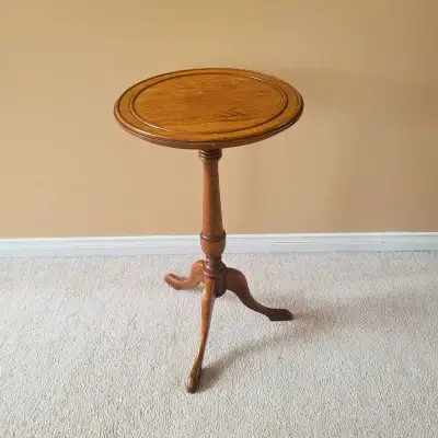 Price DROP - Solid Century Antique Wood Side Table - South Ajax, View more