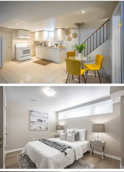 Lower floor renovated house; bright (large windows), spacious 2 Bedrooms, 1 Full bath, for rent in t...