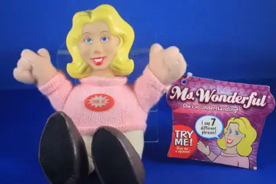 Ms Wonderful Talking 6″ Clip Doll (2003) Speaks 7 funny Phrases, View more