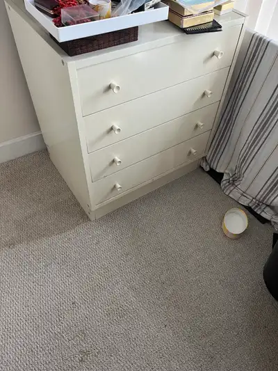 White 4-drawer dresser, View more