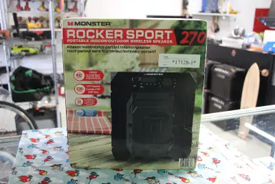 Monster Rocker Sport 270 Wireless Speaker NIB (#17128), View more