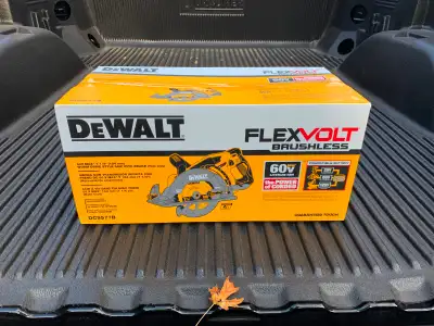 DEWALT 60V FLEXVOLT CORDLESS WORM DRIVE CIRCULAR SAW DCS577B, View more