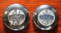 Vintage Cragar Wheel Center Caps 9090