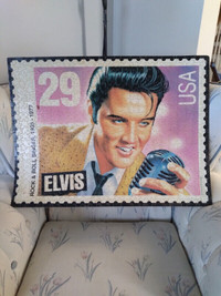 Elvis Presley Puzzle of 29 cent US Stamp Frameable Wall Picture