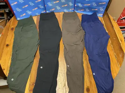Lululemon 4 Pairs Studio Joggers - Size 2 & 4 - All 4 for $10, View more