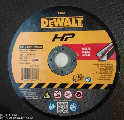 14" DeWalt Metal CUTTING DISCS, View more