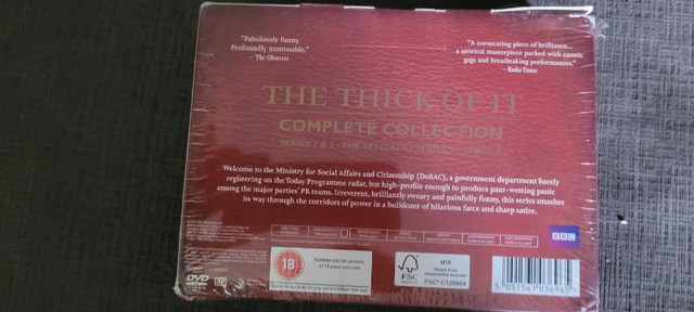 THE THICK OF IT SERIES 1-4 DVD SET  in CDs, DVDs & Blu-ray in Kitchener / Waterloo - Image 2