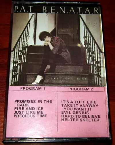 Cassette Tape :: Pat Benatar – Precious Time $4 Dollars A1 Promises In The Dark A2 Fire And Ice A3 J...