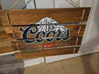 Coors light bar sign 