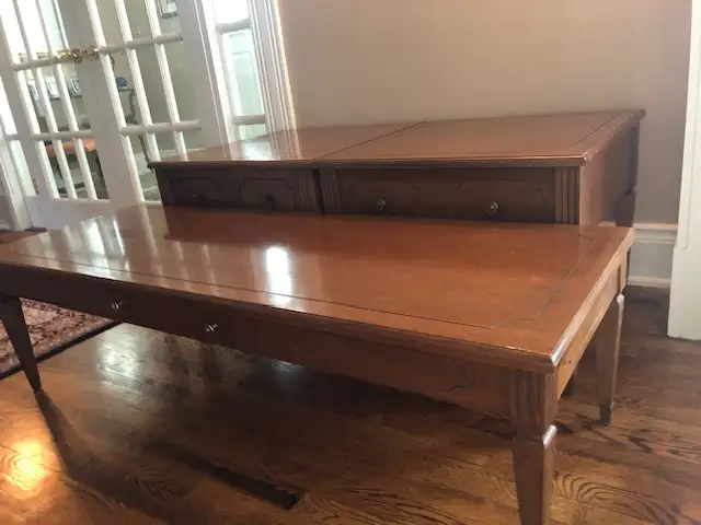 Vintage 1960s Solid Wood Walnut End Table (s)/Coffee Table in Coffee Tables in Ottawa - Image 5