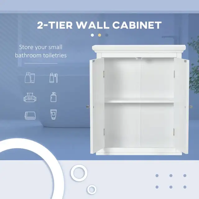 Over Toilet Storage Cabinet, Bathroom Wall Cabinet with Adjustab in Bookcases & Shelving Units in Markham / York Region - Image 6