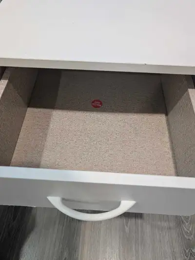 This IKEA bedside table is perfect for adding a touch of simplicity and functionality to your bedroo...