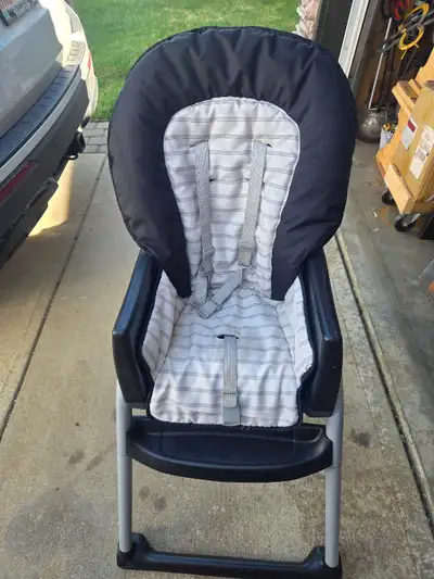 Gently used high chair... complete and converts to start onto regular chair