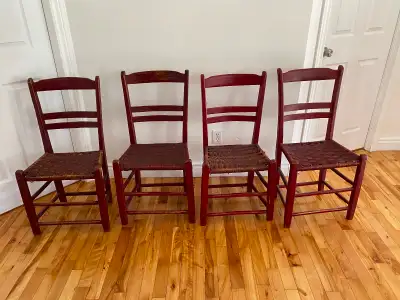 Chaises antique de cuisine en bois, View more