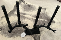 New Black antler candle holder 