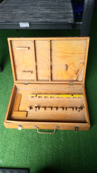 Coffre-jouet de menuisier en bois - Vintage