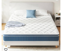 King size mattress 12”