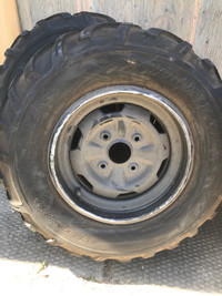 Atv tire rims.  Dunlop it 411 /415.   At25x8x12 and at 25x10x12