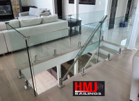 Sleek Aluminum & Glass Railings., Maintenance Free Design-HMJ