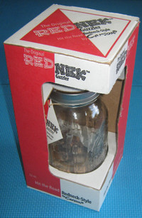 The Original Red Nek Guzzler drinking jar