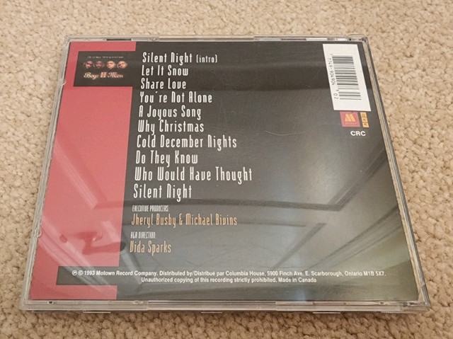 BOYZ II MEN CHRISTMAS INTERPRETATIONS MUSIC CD  in CDs, DVDs & Blu-ray in City of Toronto - Image 2