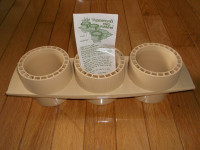 Vintage 'Tupperware' Trio Planter/Sprout Spot for Herbs---Plants