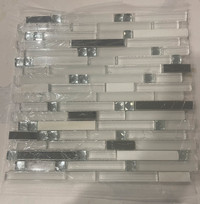 Diamond White Glittering Backsplash Tiles Brand New