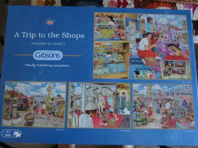 PUZZLES: 500, 750, 1000 Pc approx 15 different types, View more