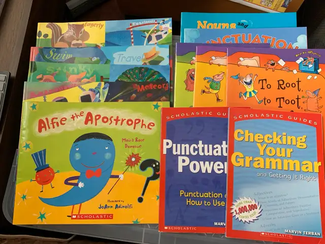 12 Scholastic Grammar Books $15628643654640651218