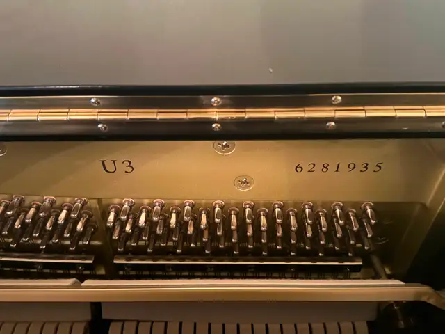 Yamaha U3 Upright Piano in Pianos & Keyboards in Vancouver - Image 4