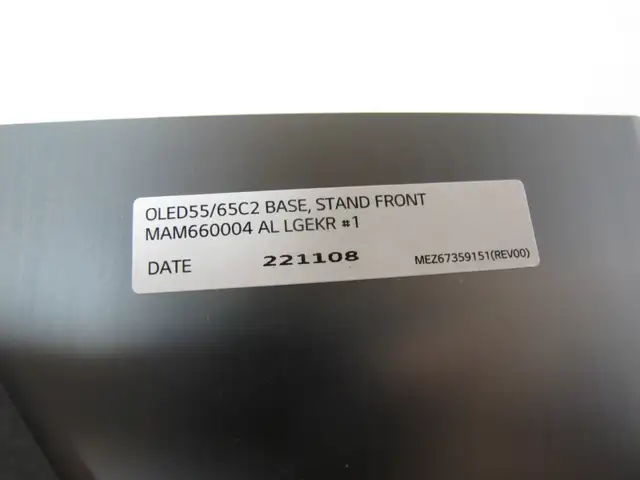 New LG OLED C2 stand base, MAM6600004 OLED55C2PUA OLED65C2PUA TV in TVs in City of Toronto - Image 5
