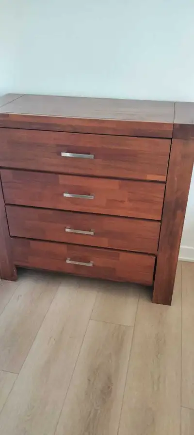 dresser ,acacia wood,great quality,4 drawers , View more