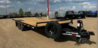 Read the ad. Now with extended RAMPS for cars! Bumper pull deckover trailer for rental, or hauling (...