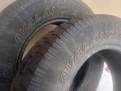 A great set of 4 All Seasons byUNIROYAL, Dynamo series...for $395.size 225-65r-17 only about one yea...