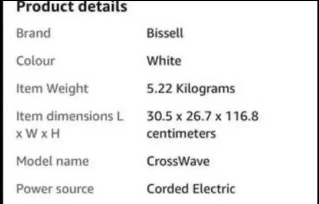 Bissell Crosswave 62864361848065121