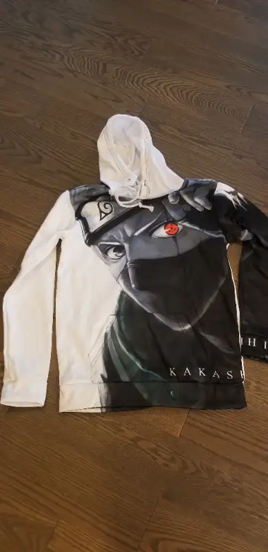 Brand New Naruto Kakashi Hoodie Kids Size Small
