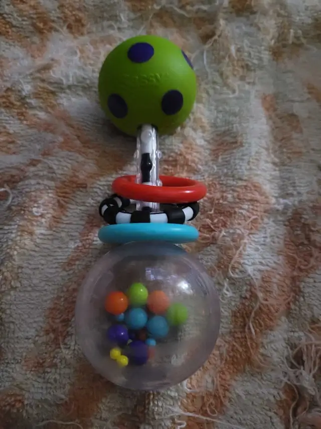Sassy Spin Shine Rattle designed for babies.  in Toys in Oshawa / Durham Region - Image 2