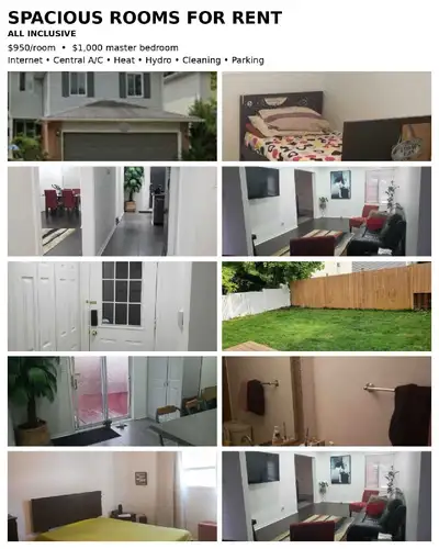 SPACIOUS ROOMS FOR RENT – ALL INCLUSIVE! ✨ Looking for a clean, spacious, and comfortable place to c...