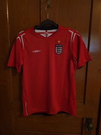 England International Vintage Away Jersey 2004-2006 Boys XL