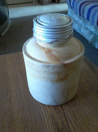 Rare Antique 1850 stone crock,pickling jar with sealer $120