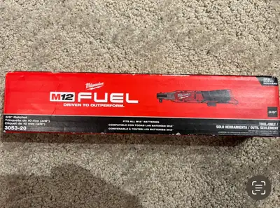 Brand new Milwaukee new gen m12 fuel 3/8 ratchet 3053-20, View more