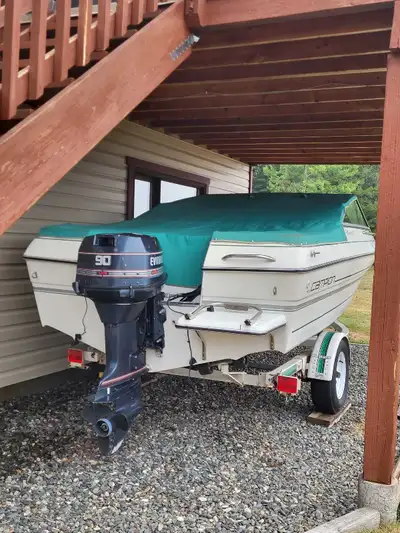 Boat and trailer, View more