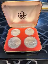 1976 Montreal Olympic proof Silver coins