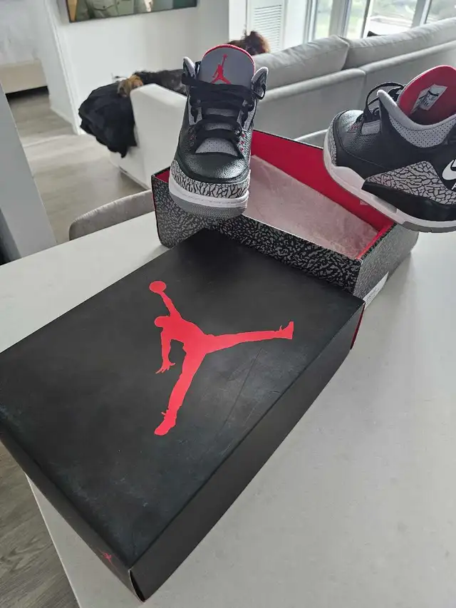 Jordan 3 retro black cement  - 2018 in Men's Shoes in City of Toronto - Image 6