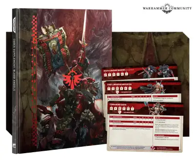 Warhammer 40K - New Blood Angel Codex and Cards - New, View more