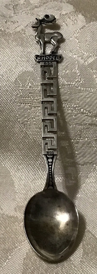 Souvenir Spoon Greece 825 silver