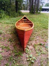 Chestnut Canoe vintage, rare, salmon fishing canoe